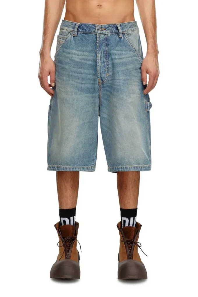 d-livery-short Denim utility shorts