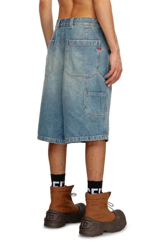 d-livery-short Denim utility shorts