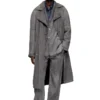 d-matthew-s Trenchcoat i mönstrat denim d-matthew-s Trenchcoat i mönstrat denim