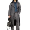 d-matthew-s Trenchcoat i mönstrat denim d-matthew-s Trenchcoat i mönstrat denim