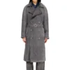 d-matthew-s Trenchcoat i mönstrat denim d-matthew-s Trenchcoat i mönstrat denim