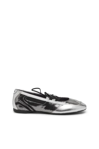 d-mile ballerina snörning w D-Mile-Metallic snörningsballerinaskor d-mile ballerina snörning w D-Mile-Metallic snörningsballerinaskor