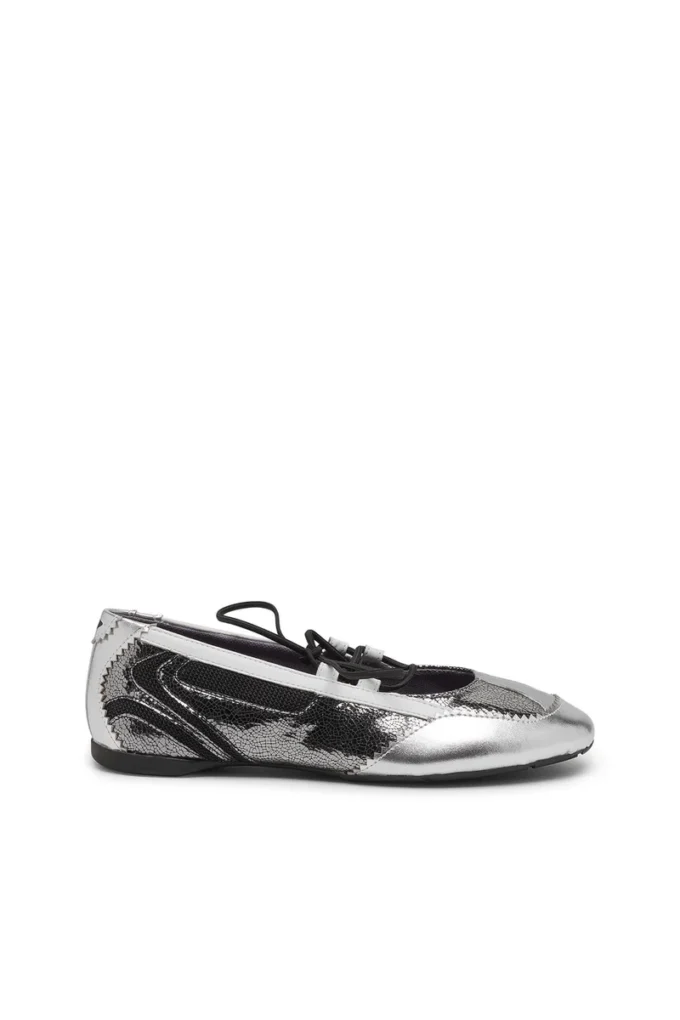 d-mile ballerina snörning w D-Mile-Metallic snörningsballerinaskor d-mile ballerina snörning w D-Mile-Metallic snörningsballerinaskor