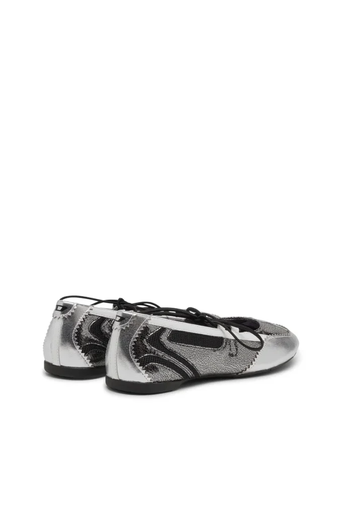 d-mile ballerina snörning w D-Mile-Metallic snörningsballerinaskor d-mile ballerina snörning w D-Mile-Metallic snörningsballerinaskor