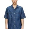 d-paroshort Bowling skjorta i denim d-paroshort Bowling skjorta i denim