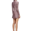 d-polyna Lycra-klänning med bouclé-tryck d-polyna Lycra-klänning med bouclé-tryck