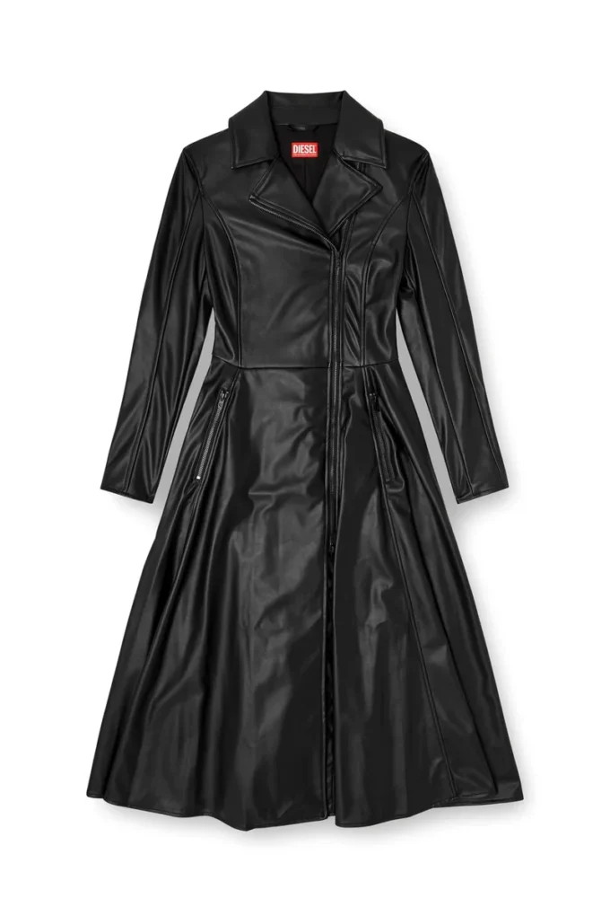 d-ragon Midi-kappa med biker-detaljer d-ragon Midi-kappa med biker-detaljer