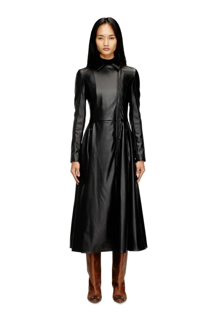 d-ragon Midi-kappa med biker-detaljer d-ragon Midi-kappa med biker-detaljer