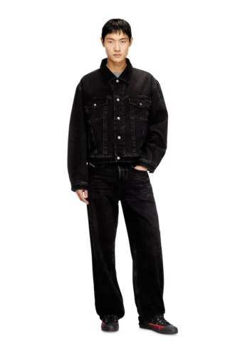 d-ranger-t Vadderad truckerjacka i denim