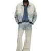 d-ranger Truckerjacka i Prince of Wales-jacquarddenim d-ranger Truckerjacka i Prince of Wales-jacquarddenim