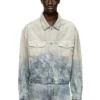 d-ranger Truckerjacka i Prince of Wales-jacquarddenim d-ranger Truckerjacka i Prince of Wales-jacquarddenim