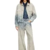 d-ranger Truckerjacka i Prince of Wales-jacquarddenim d-ranger Truckerjacka i Prince of Wales-jacquarddenim