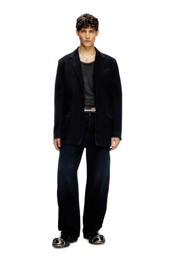 d-reger-d Blazer i lättbehandlad denim d-reger-d Blazer i lättbehandlad denim