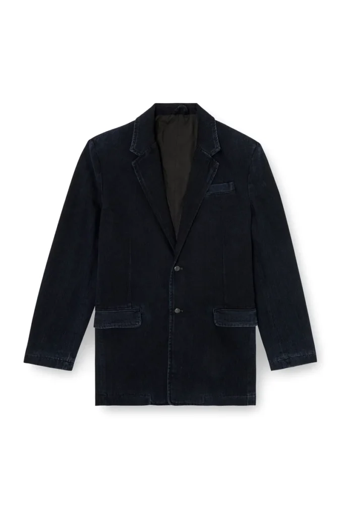 d-reger-d Blazer i lättbehandlad denim d-reger-d Blazer i lättbehandlad denim