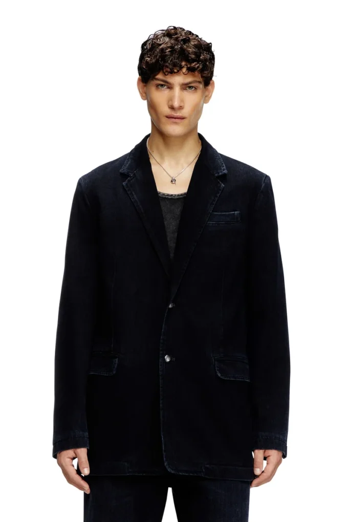 d-reger-d Blazer i lättbehandlad denim d-reger-d Blazer i lättbehandlad denim