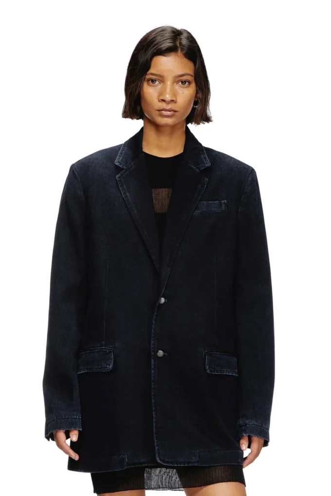 d-reger-d Blazer i lättbehandlad denim d-reger-d Blazer i lättbehandlad denim
