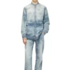d-simp-fsh Skjorta i slitna honeycomb-denim d-simp-fsh Skjorta i slitna honeycomb-denim