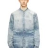 d-simp-fsh Skjorta i slitna honeycomb-denim d-simp-fsh Skjorta i slitna honeycomb-denim