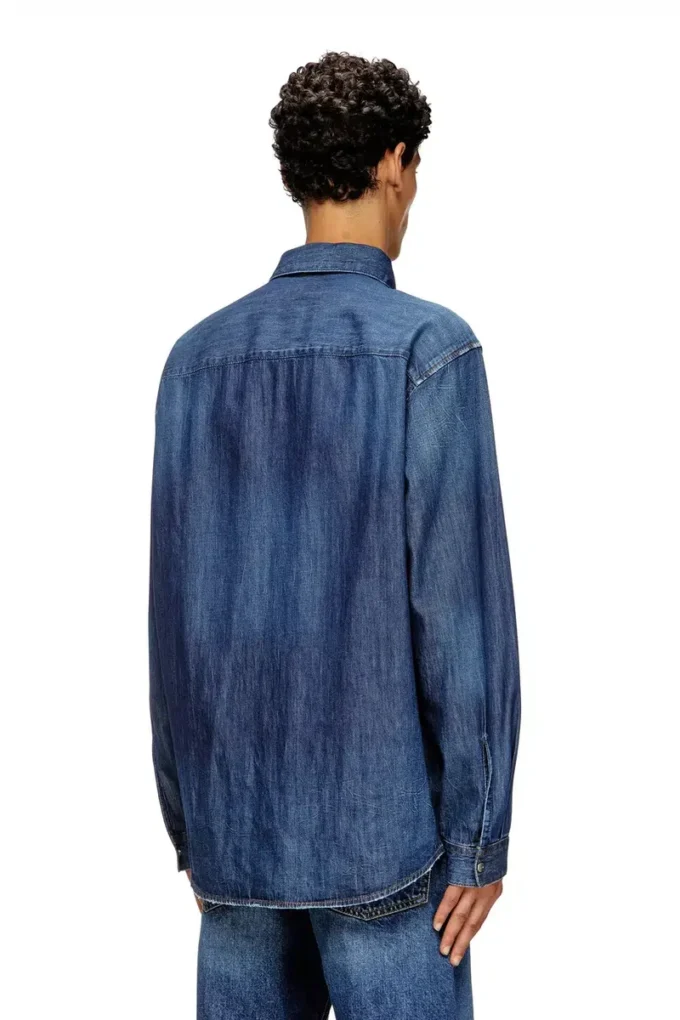 d-simply Denimskjorta med broderad logotyp d-simply Denimskjorta med broderad logotyp