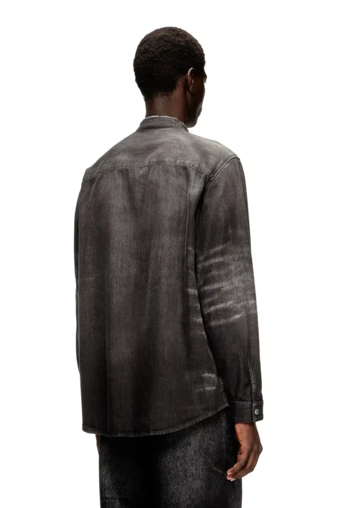 d-simply-fsh Skjorta i slitna honeycomb-denim d-simply-fsh Skjorta i slitna honeycomb-denim