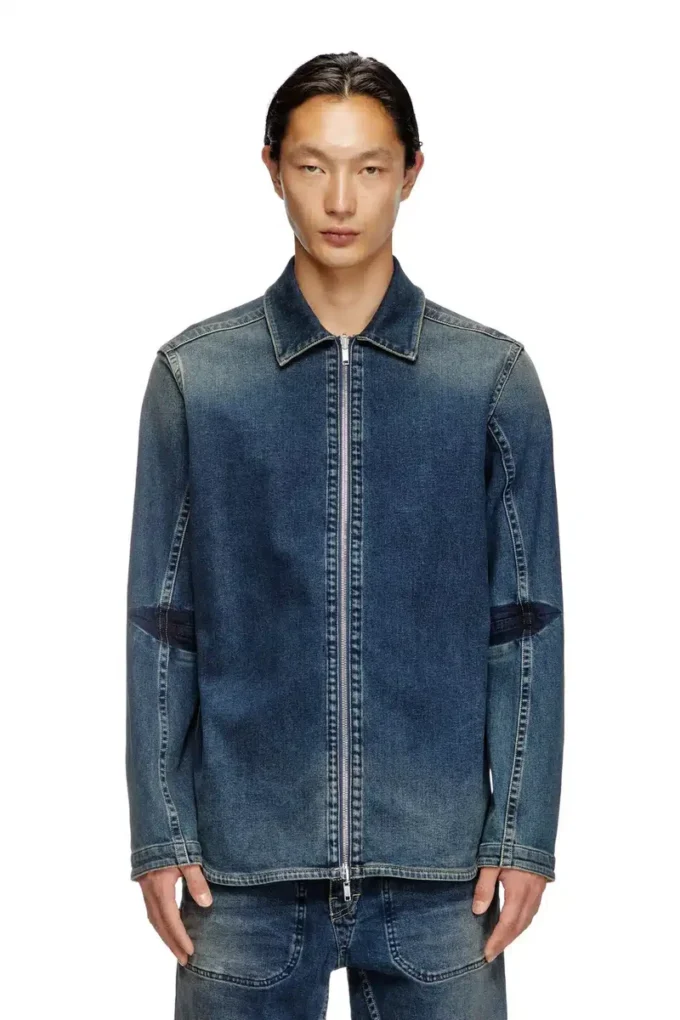 d-simply-re Skjorta med dragkedja i Rehab-denim
