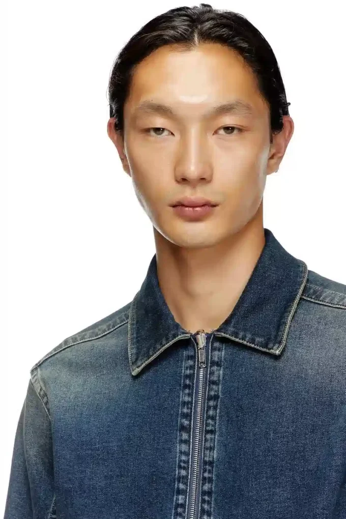 d-simply-re Skjorta med dragkedja i Rehab-denim