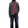 d-simply-s15 Jeansskjorta med broderat emblem