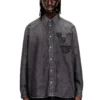 d-simply-s15 Jeansskjorta med broderat emblem