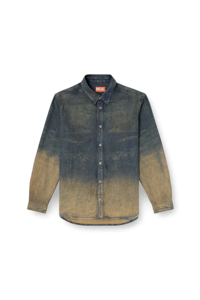 d-simply-s8 Skjorta i flytande nyanserad denim