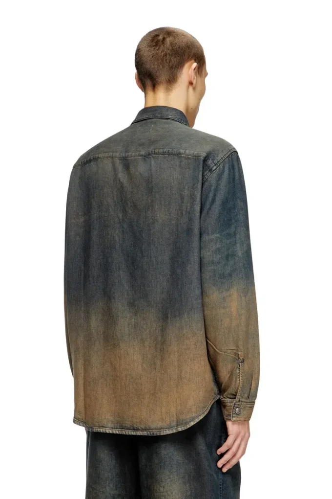 d-simply-s8 Skjorta i flytande nyanserad denim