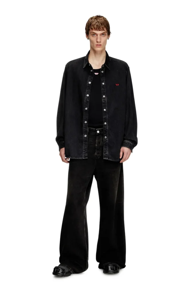 d-simply Skjorta i Tencel-denim