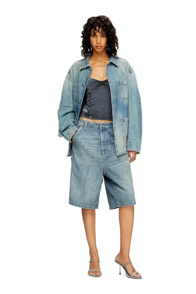 d-stack-u Denimjacka i utility-stil