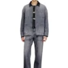 d-stack-u-l Denimjacka i utility-stil med kontrasterande krage d-stack-u-l Denimjacka i utility-stil med kontrasterande krage