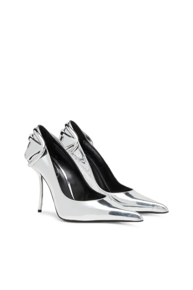 d-ten&half p D-Ten&Half-Metallic pumps med böjd klack d-ten&half p D-Ten&Half-Metallic pumps med böjd klack