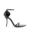 d-ten&half sandal D-Ten&Half-Stilettosandaler i lackläder och satin d-ten&half sandal D-Ten&Half-Stilettosandaler i lackläder och satin