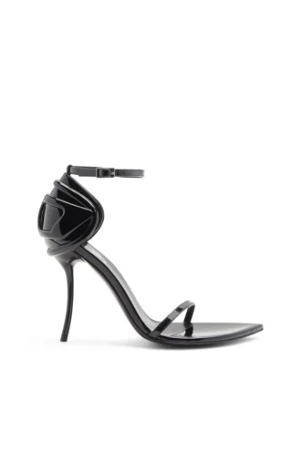 d-ten&half sandal D-Ten&Half-Stilettosandaler i lackläder och satin