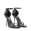 d-ten&half sandal D-Ten&Half-Stilettosandaler i lackläder och satin d-ten&half sandal D-Ten&Half-Stilettosandaler i lackläder och satin