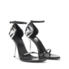 d-ten&half sandal D-Ten&Half-Stilettosandaler i lackläder och satin d-ten&half sandal D-Ten&Half-Stilettosandaler i lackläder och satin