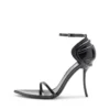 d-ten&half sandal D-Ten&Half-Stilettosandaler i lackläder och satin d-ten&half sandal D-Ten&Half-Stilettosandaler i lackläder och satin