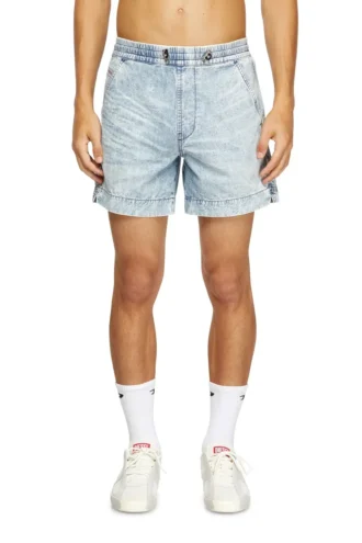 d-tenni-s Shorts i marmorerad denim