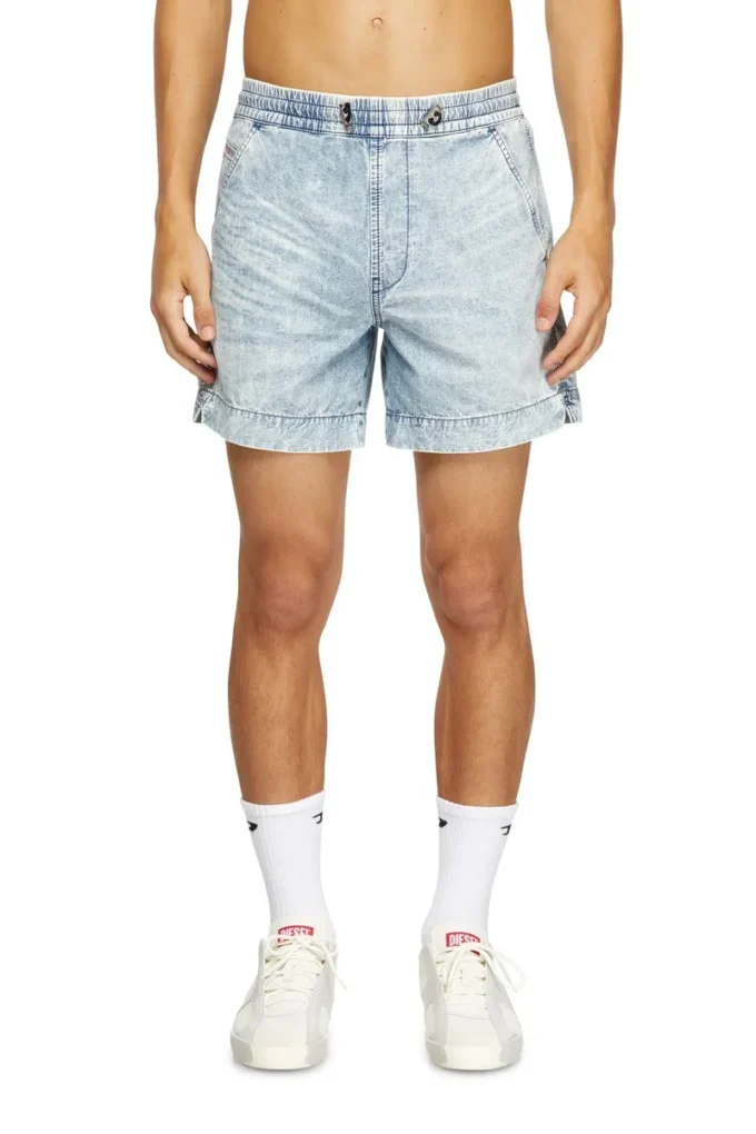 d-tenni-s Shorts i marmorerad denim d-tenni-s Shorts i marmorerad denim