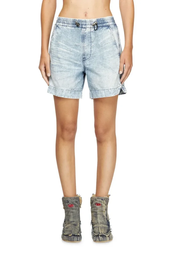 d-tenni-s Shorts i marmorerad denim d-tenni-s Shorts i marmorerad denim
