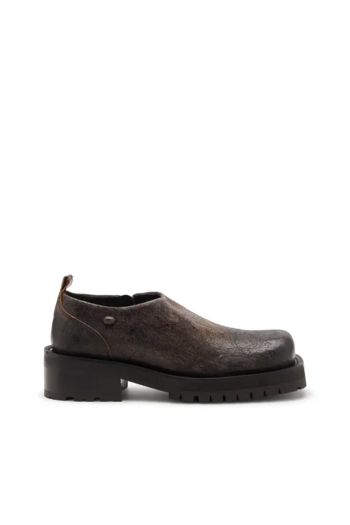 d-texan clog D-Texan-Zipped skor i slitet mocka med krackelerad effekt d-texan clog D-Texan-Zipped skor i slitet mocka med krackelerad effekt