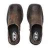 d-texan clog D-Texan-Zipped skor i slitet mocka med krackelerad effekt d-texan clog D-Texan-Zipped skor i slitet mocka med krackelerad effekt