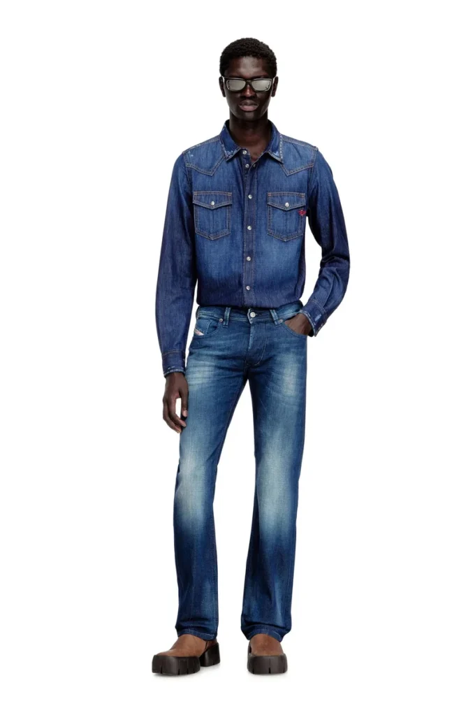 d-vega Denimskjorta med påsydda fickor