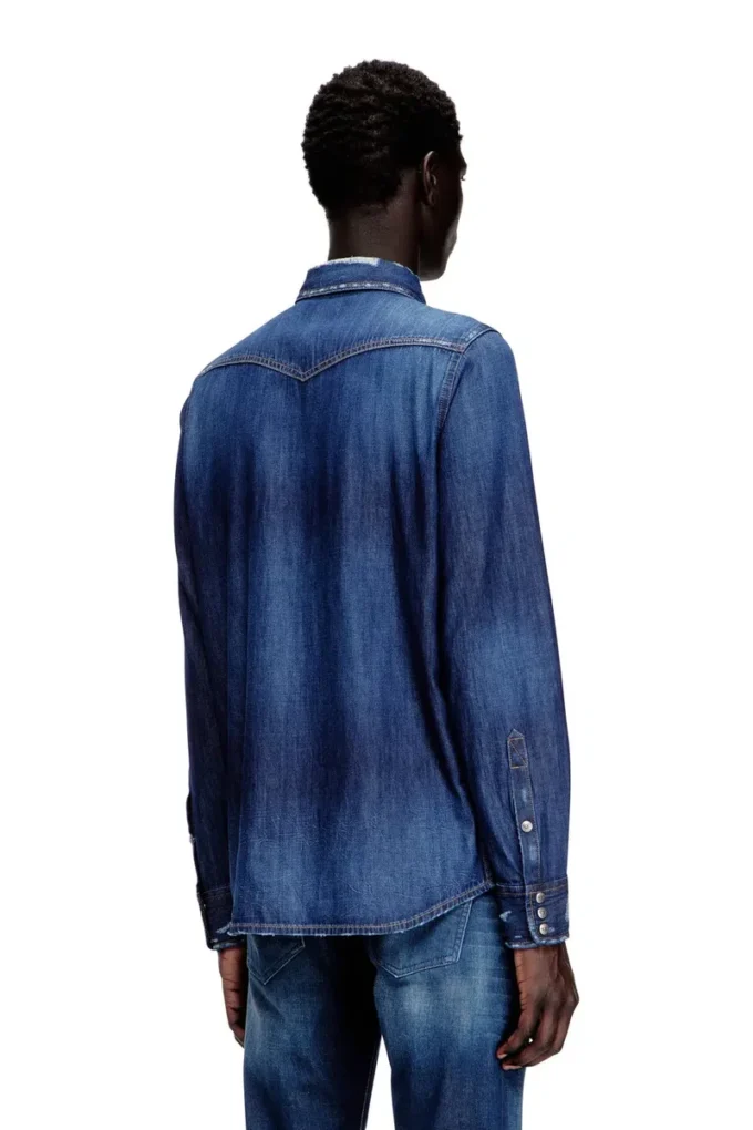 d-vega Denimskjorta med påsydda fickor