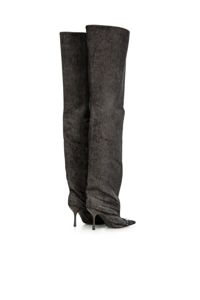d-venus 90 otk boot D-Venus-Over-the-knee boots i belagd denim d-venus 90 otk boot D-Venus-Over-the-knee boots i belagd denim