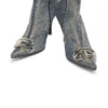 d-venus kb d D-Venus – Denimstövlar med logotyplapp d-venus kb d D-Venus – Denimstövlar med logotyplapp