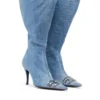 d-venus kb large D-Venus-Wide knähöga stövlar i denim d-venus kb large D-Venus-Wide knähöga stövlar i denim