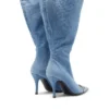 d-venus kb large D-Venus-Wide knähöga stövlar i denim d-venus kb large D-Venus-Wide knähöga stövlar i denim